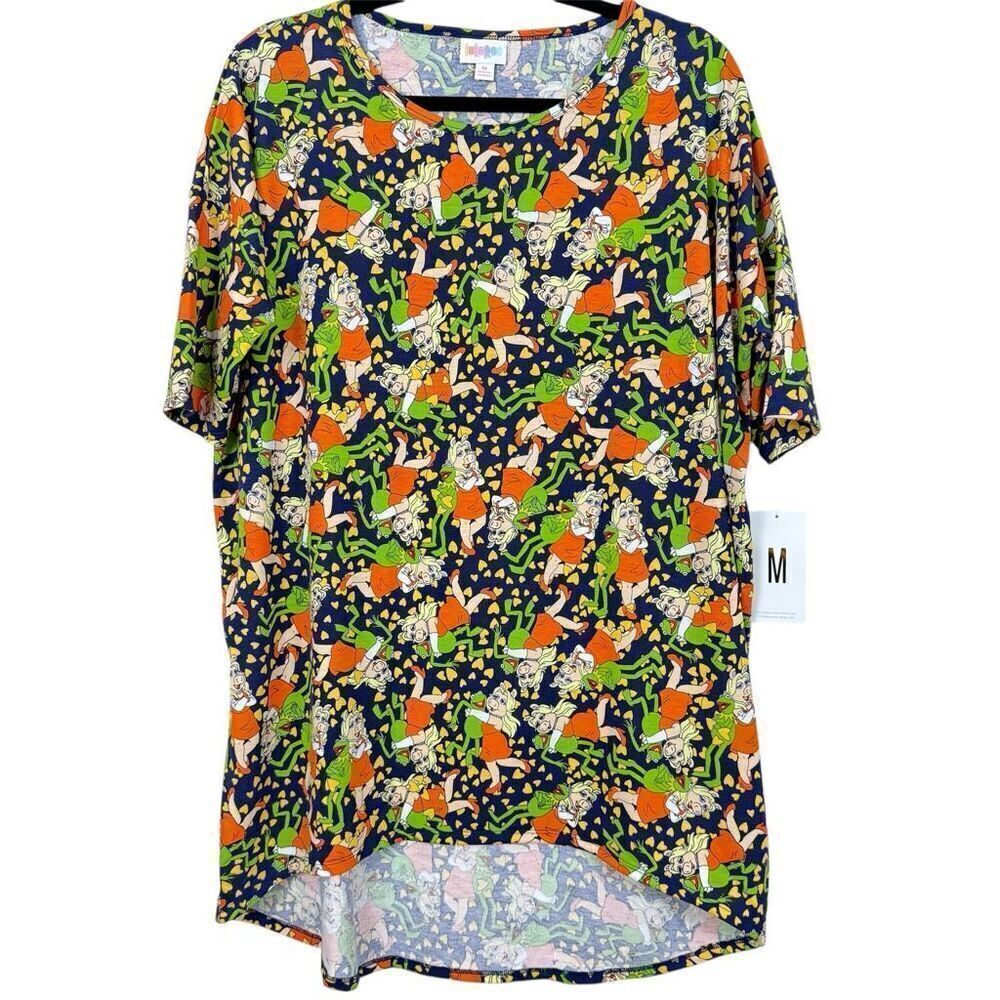 Lularoe Disney Irma Kermit & Miss Piggy - Size Medium